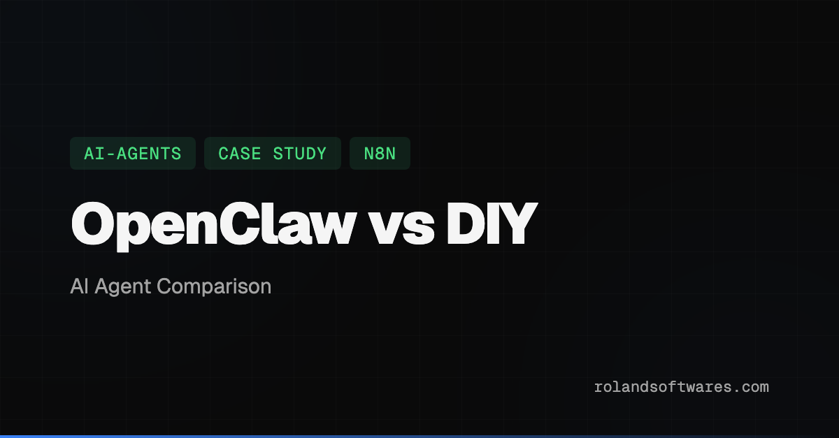OpenClaw vs Building Your Own AI Agent — OpenClaw vs AutoGPT vs CrewAI vs custom agents. Cost comparison, architecture tradeoffs, and when each framework makes sense for production.